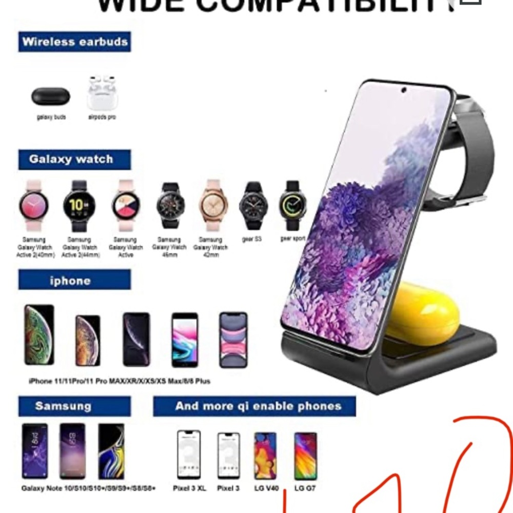 3 in 1wireless charger